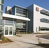 entrance to the Laird Center for Medical Research